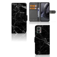 Motorola Edge 30 Neo | Bookcase | Marmer Zwart - Origineel Cadeau Vader