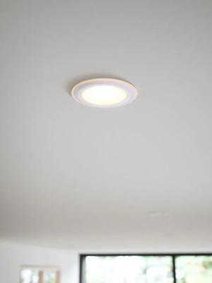 Inbouwspot wit rond LED met Moodmaker Nordlux &apos;Elkton 14&apos; wit 12W 800Lm 2700K warm wit