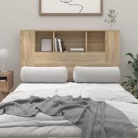 Hoofdbordkast 120x18,5x102,5 cm sonoma eikenkleurig