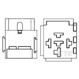TE Connectivity VCF4-1002 Package 1 stuk(s)