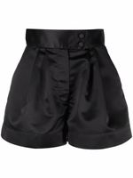 STYLAND short en satin à taille haute - Noir