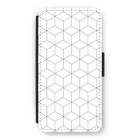 Zwart-witte kubussen: iPhone 11 Pro Max Flip Hoesje