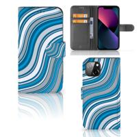Apple iPhone 13 | Telefoon Hoesje | Waves Blue Apple iPhone 13 | Telefoon Hoesje | Waves Blue
