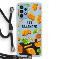 Eat Balanced: Samsung Galaxy A52 Transparant Hoesje met koord