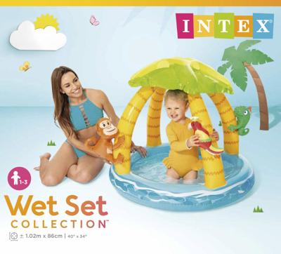 Babyzwemband tropical island baby pool Intex - Intex