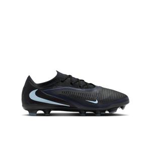 Nike Phantom 6 Low Pro Gras / Kunstgras Voetbalschoenen (MG) Kids Zwart Lichtblauw