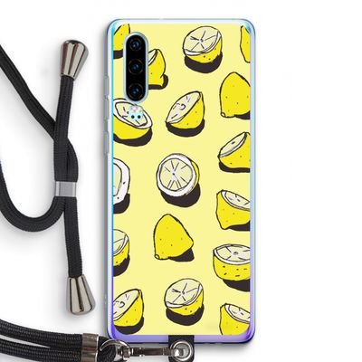 When Life Gives You Lemons...: Huawei P30 Transparant Hoesje met koord