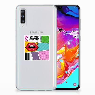 Samsung Galaxy A70 | Sillicone Back Cover | Popart Princess Samsung Galaxy A70 | Sillicone Back Cover | Popart Princess