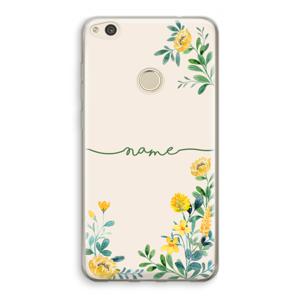 Gele bloemen: Huawei Ascend P8 Lite (2017) Transparant Hoesje