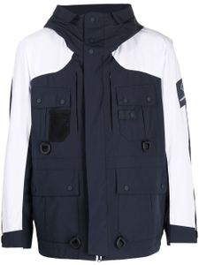 White Mountaineering veste à poches multiples - Bleu