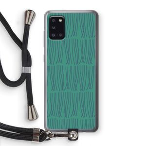 Swirls: Samsung Galaxy A31 Transparant Hoesje met koord