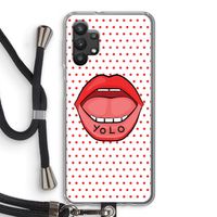 Yolo Denise: Samsung Galaxy A32 5G Transparant Hoesje met koord