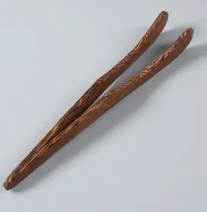 Houten pincet bamboe donker boogje - Grennn