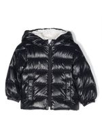 Moncler Enfant veste matelassée à fermeture zippée - Bleu - thumbnail