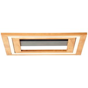 Brilliant Led plafonnière Rhea M met hout G99747/76