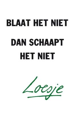 Blaat het niet dan schaapt het niet (Paperback)