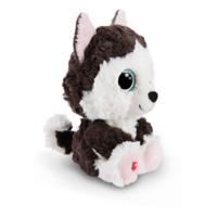 Nici glubschis pluchen knuffel husky barkley, 15cm