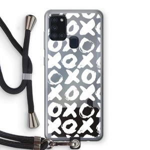 XOXO: Samsung Galaxy A21s Transparant Hoesje met koord