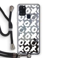 XOXO: Samsung Galaxy A21s Transparant Hoesje met koord
