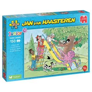 Jumbo Jan van Haasteren Junior puzzel De gladde glijbaan - 150 stukjes