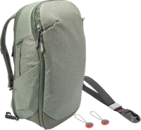 Peak Design Travel Backpack 30L Sage + Cuff Black - thumbnail