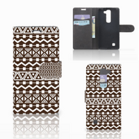 LG Magna | G4C Telefoon Hoesje Aztec Brown - thumbnail