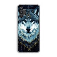 Darkness Wolf: Samsung Galaxy A32 5G Transparant Hoesje