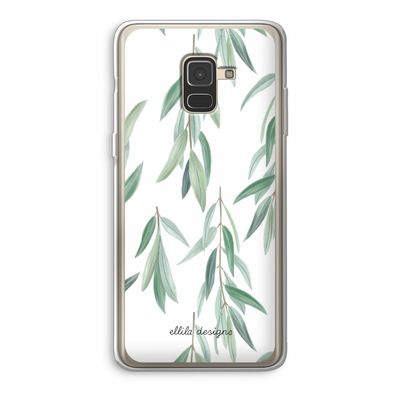 Branch up your life: Samsung Galaxy A8 (2018) Transparant Hoesje