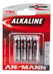 Ansmann 4 x Alkaline batterij | micro AAA / LR03 - 5015553 5015553