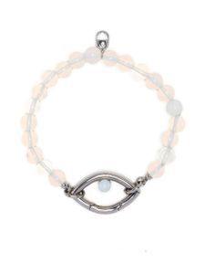 Capsule Eleven bracelet à breloque œil - Blanc