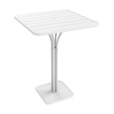 Fermob Luxembourg tuintafel hoog 80x80 cm Cotton White