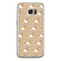 Doggy: Samsung Galaxy S7 Edge Transparant Hoesje