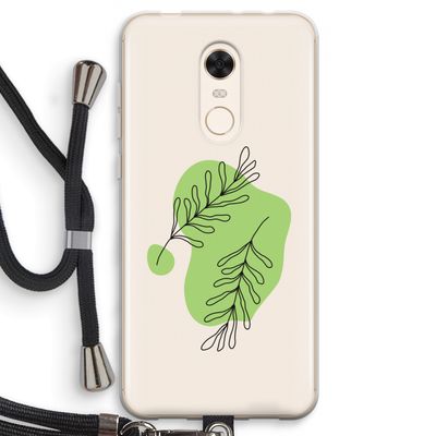 Beleaf in you: Xiaomi Redmi 5 Transparant Hoesje met koord