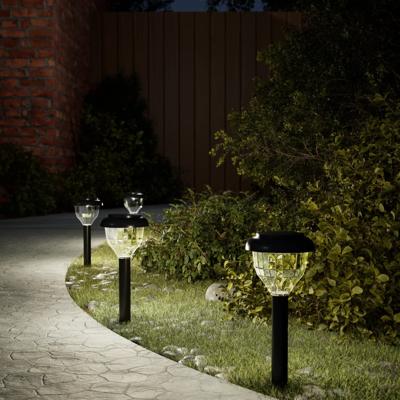 VidaXL Tuinpadverlichting 4 st solar met grondpennen rgb en warmwit