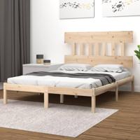 Bedframe massief hout 200x200 cm