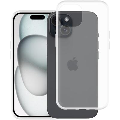 Just in CaseSoft TPU Case voor Apple iPhone 15 Telefoonhoesje Transparant