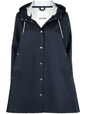 Stutterheim imperméable Mosebacke à capuche - Bleu