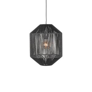 Label51 Zwart jute hanglampIbiza Ø 33cm - MT-2321
