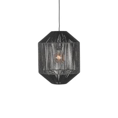 Label51 Zwart jute hanglampIbiza Ø 33cm - MT-2321