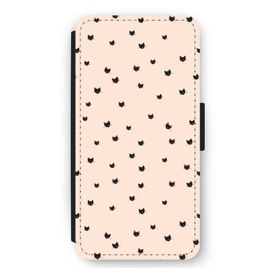 Kleine kattenkopjes: iPhone 11 Flip Hoesje