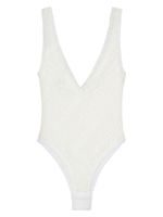 DSQUARED2 body imprimé à col v - Blanc