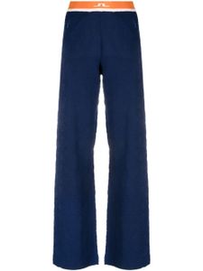 J.Lindeberg pantalon Wanda à motif en jacquard - Bleu