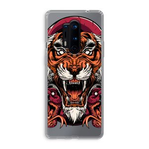 Tiger and Rattlesnakes: OnePlus 8 Pro Transparant Hoesje