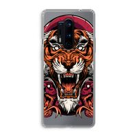 Tiger and Rattlesnakes: OnePlus 8 Pro Transparant Hoesje