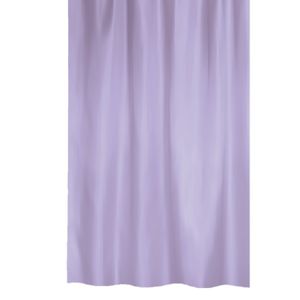 MSV Douchegordijn met ringen - lila paars - gerecycled polyester - 180 x 200 cm - wasbaarÂ Â    -