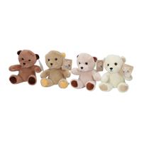 Knuffel Beer Pluche Kleur, 14cm Knuffel Beer Pluche Kleur, 14cm
