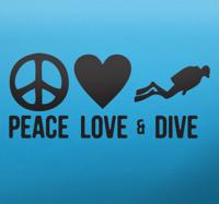 Peace love dive