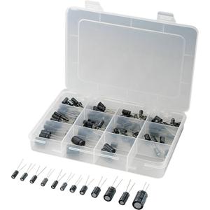 TRU COMPONENTS Elektrolytische condensator assortiment Radiaal bedraad 20 % 142 stuk(s)