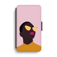 Yellow glasses: iPhone XS Max Flip Hoesje