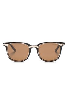 TOM FORD Eyewear lunettes de vue à monture carrée - Marron